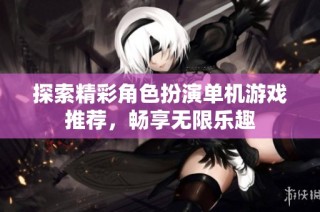 探索精彩角色扮演单机游戏推荐，畅享无限乐趣