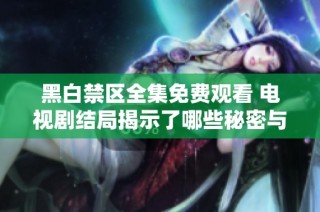 黑白禁区全集免费观看 电视剧结局揭示了哪些秘密与真相