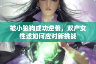被小狼狗成功逆袭，双产女性该如何应对新挑战