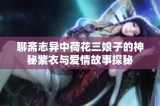 聊斋志异中荷花三娘子的神秘紫衣与爱情故事探秘