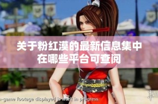 关于粉红漠的最新信息集中在哪些平台可查阅