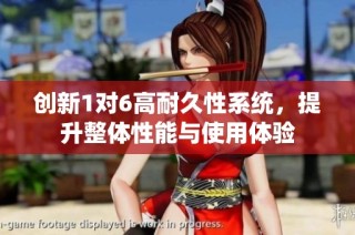 创新1对6高耐久性系统，提升整体性能与使用体验