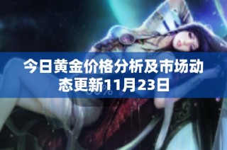 今日黄金价格分析及市场动态更新11月23日