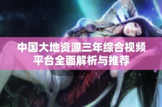 中国大地资源三年综合视频平台全面解析与推荐