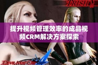 提升视频管理效率的成品视频CRM解决方案探索