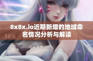 8x8x.io近期新增的地域命名情况分析与解读