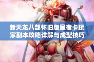 新天龙八部怀旧版星宿卡玩家副本攻略详解与成型技巧分享