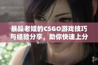 暴躁老姐的CSGO游戏技巧与经验分享，助你快速上分！