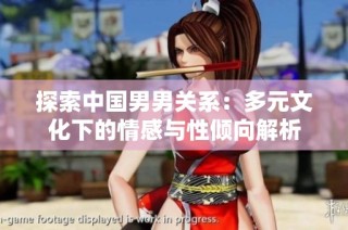 探索中国男男关系：多元文化下的情感与性倾向解析