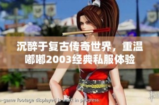 沉醉于复古传奇世界，重温嘟嘟2003经典私服体验