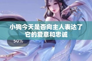 小狗今天是否向主人表达了它的爱意和忠诚
