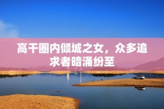 高干圈内倾城之女，众多追求者暗涌纷至