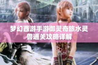 梦幻西游手游御灵奇旅水灵兽通关攻略详解
