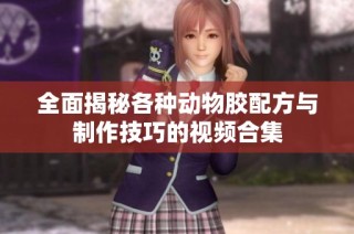 全面揭秘各种动物胶配方与制作技巧的视频合集