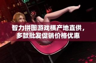 智力拼图游戏棋产地直供，多款批发促销价格优惠