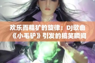欢乐而粗犷的旋律：DJ歌曲《小毛驴》引发的搞笑瞬间