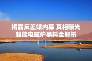 揭露反差婊内幕 真相曝光超能电磁炉黑料全解析