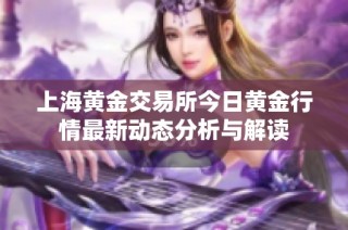 上海黄金交易所今日黄金行情最新动态分析与解读