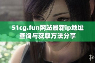 51cg.fun网站最新ip地址查询与获取方法分享