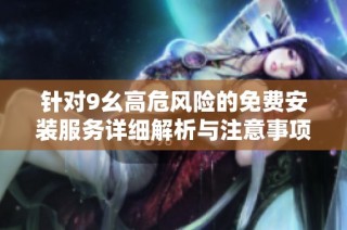 针对9幺高危风险的免费安装服务详细解析与注意事项