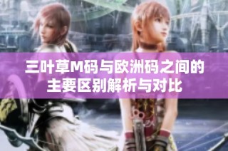 三叶草M码与欧洲码之间的主要区别解析与对比