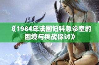 《1984年法国妇科急诊室的困境与挑战探讨》