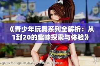 《青少年玩具系列全解析：从1到20的趣味探索与体验》