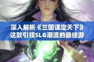 深入解析《三国谋定天下》这款引领SLG潮流的最佳游戏