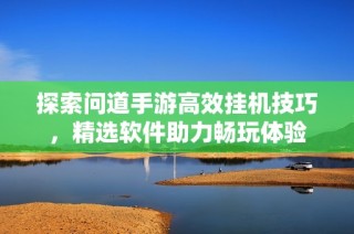 探索问道手游高效挂机技巧，精选软件助力畅玩体验