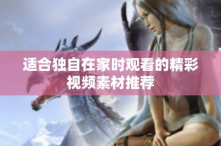 适合独自在家时观看的精彩视频素材推荐