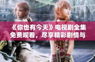 《你也有今天》电视剧全集免费观看，尽享精彩剧情与人物情感