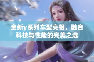 全新y系列车型亮相，融合科技与性能的完美之选