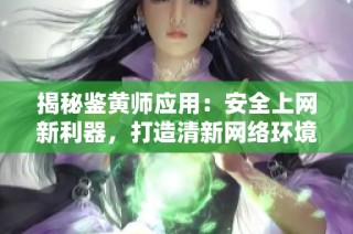 揭秘鉴黄师应用：安全上网新利器，打造清新网络环境