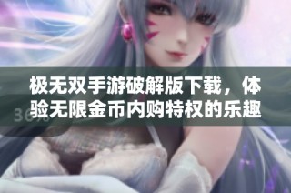 极无双手游破解版下载，体验无限金币内购特权的乐趣