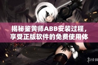 揭秘鉴黄师ABB安装过程，享受正版软件的免费使用体验