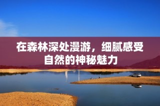 在森林深处漫游，细腻感受自然的神秘魅力