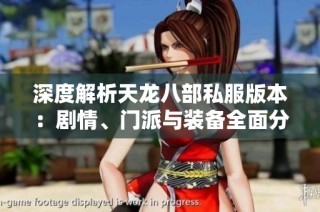 深度解析天龙八部私服版本：剧情、门派与装备全面分享
