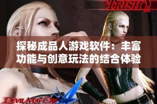 探秘成品人游戏软件：丰富功能与创意玩法的结合体验