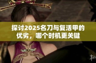 探讨2025名刀与复活甲的优劣，哪个时机更关键