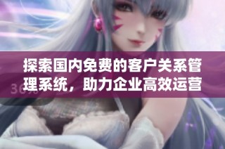探索国内免费的客户关系管理系统，助力企业高效运营技巧