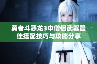 勇者斗恶龙3中僧侣武器最佳搭配技巧与攻略分享