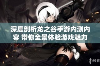 深度剖析龙之谷手游内测内容 带你全景体验游戏魅力