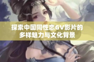 探索中国同性恋GV影片的多样魅力与文化背景