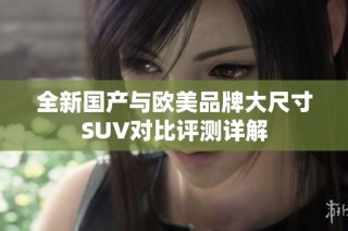 全新国产与欧美品牌大尺寸SUV对比评测详解