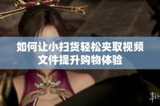 如何让小扫货轻松夹取视频文件提升购物体验