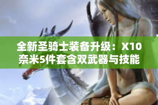 全新圣骑士装备升级：X10奈米5件套含双武器与技能洗练完备