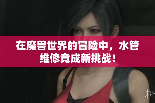 在魔兽世界的冒险中，水管维修竟成新挑战！