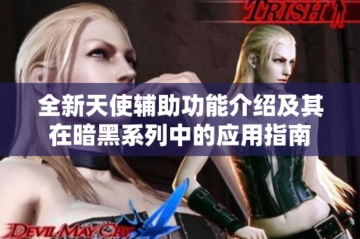 全新天使辅助功能介绍及其在暗黑系列中的应用指南