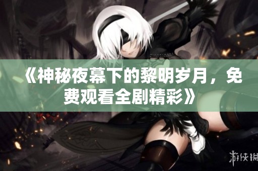 《神秘夜幕下的黎明岁月，免费观看全剧精彩》