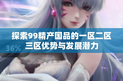 探索99精产国品的一区二区三区优势与发展潜力